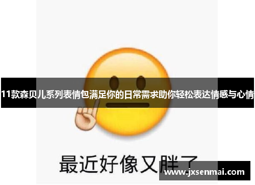 11款森贝儿系列表情包满足你的日常需求助你轻松表达情感与心情